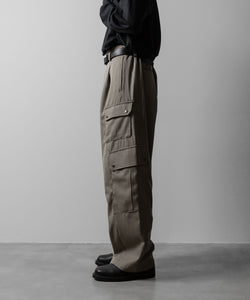 ssstein(シュタイン)のCARGO POCKET WIDE EASY TROUSERS - TAUPE BEIGEの公式通販サイトsession福岡セレクトショップ