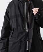画像をギャラリービューアに読み込む, ANTHEM A アンセムエー NYLON COTTON MILITARY OVER COATのBLACK公式通販サイトsession福岡セレクトショップ
