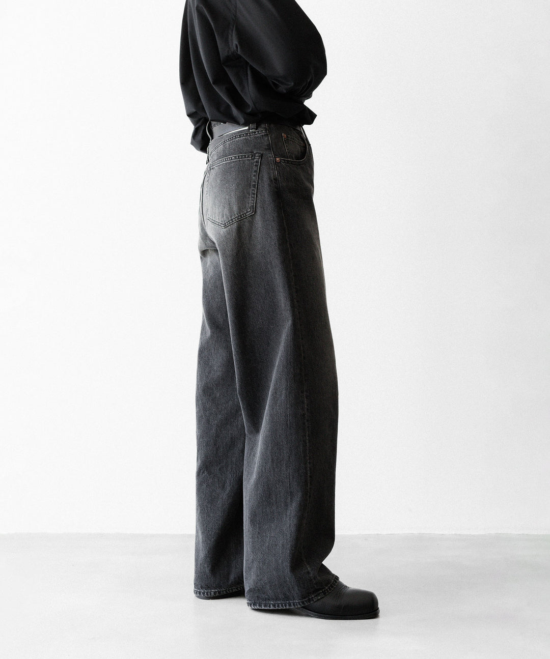 ssstein(シュタイン)のWIDE DENIM JEANS - BLACKの公式通販サイトsession福岡セレクトショップ