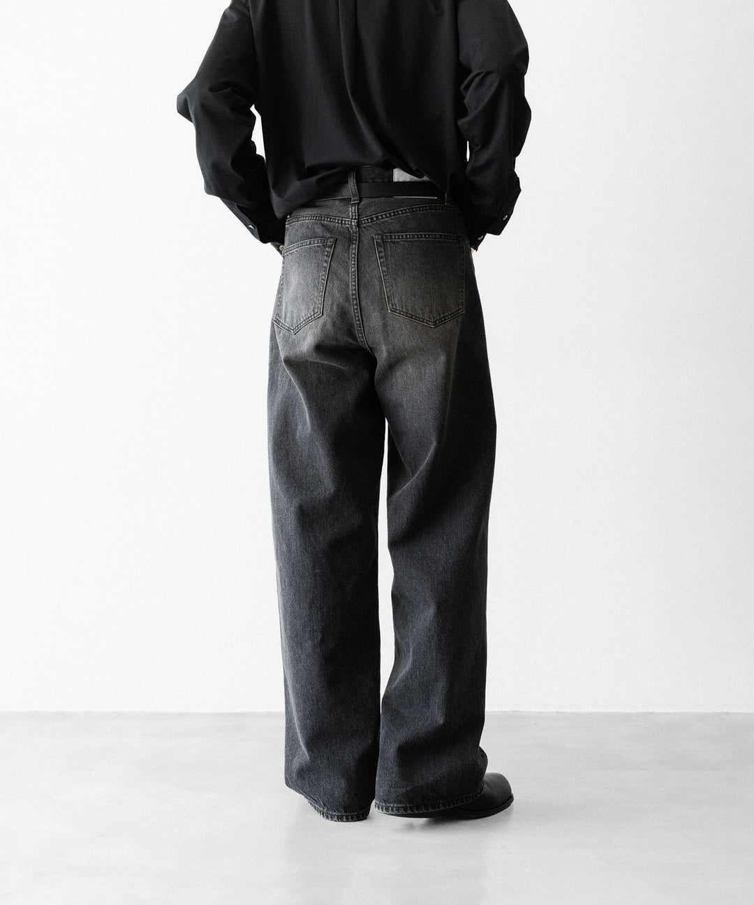 ssstein(シュタイン)のWIDE DENIM JEANS - BLACKの公式通販サイトsession福岡セレクトショップ