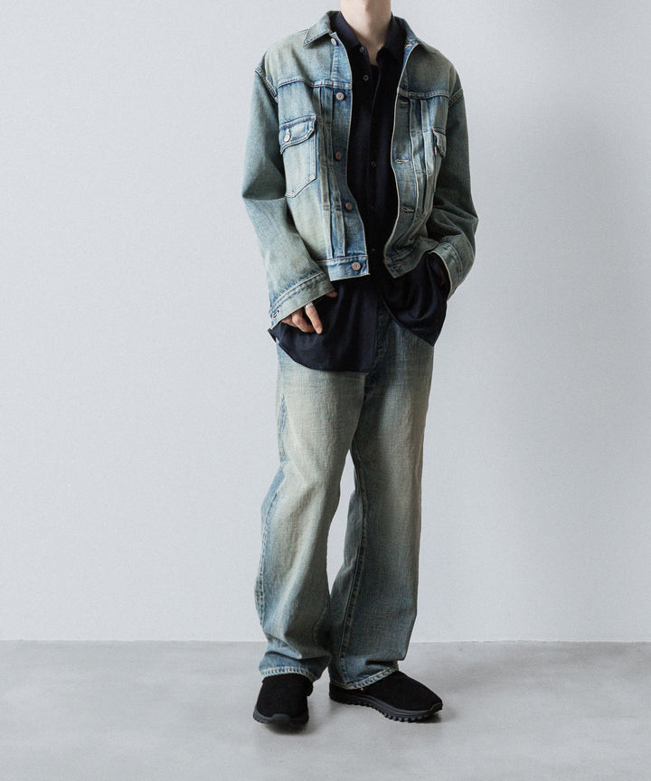 INTÉRIM(インテリム)のSHABBY VINTAGE "1947XX" SHUTTLE DENIM TROUSERS - S.NAVYの公式通販サイトsession福岡セレクトショップ