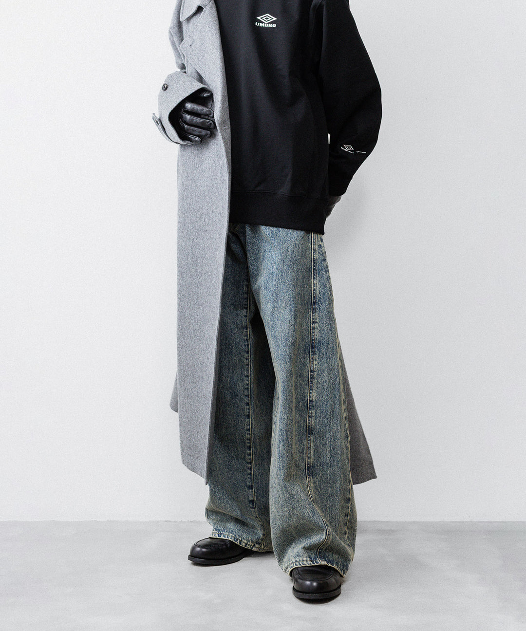 ssstein×UMBRO(シュタイン×アンブロ)のDEFORMATION WIDE DENIM JEANS - INDIGOの公式通販サイトsession福岡セレクトショップ