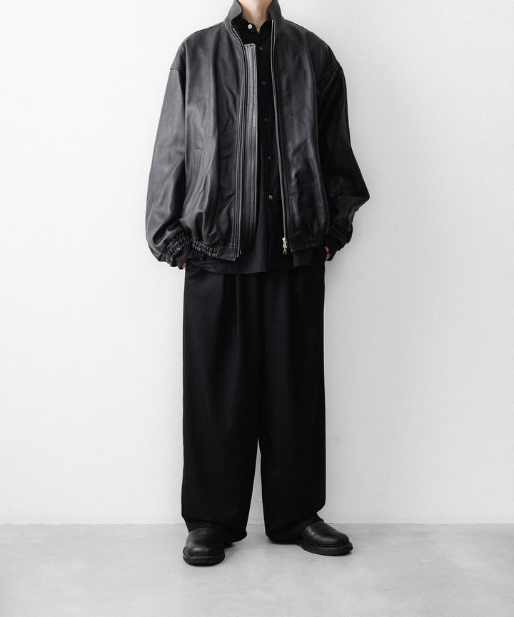 ssstein(シュタイン)のSHEEP LEATHER STAND COLLAR JACKET - BLACKの公式通販サイトsession福岡セレクトショップ
