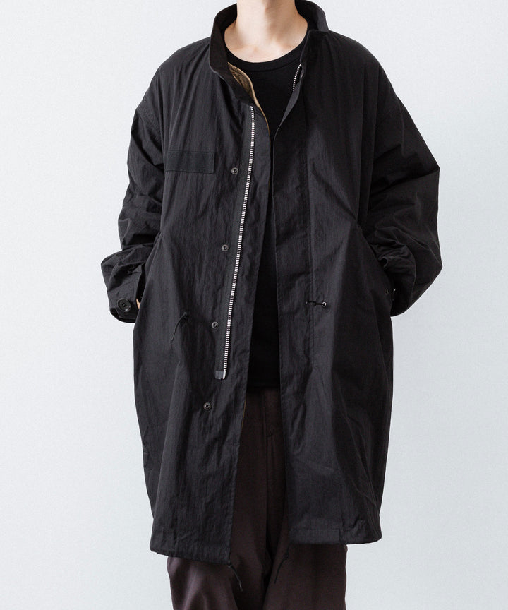 ANTHEM A アンセムエー NYLON COTTON MILITARY OVER COATのBLACK公式通販サイトsession福岡セレクトショップ