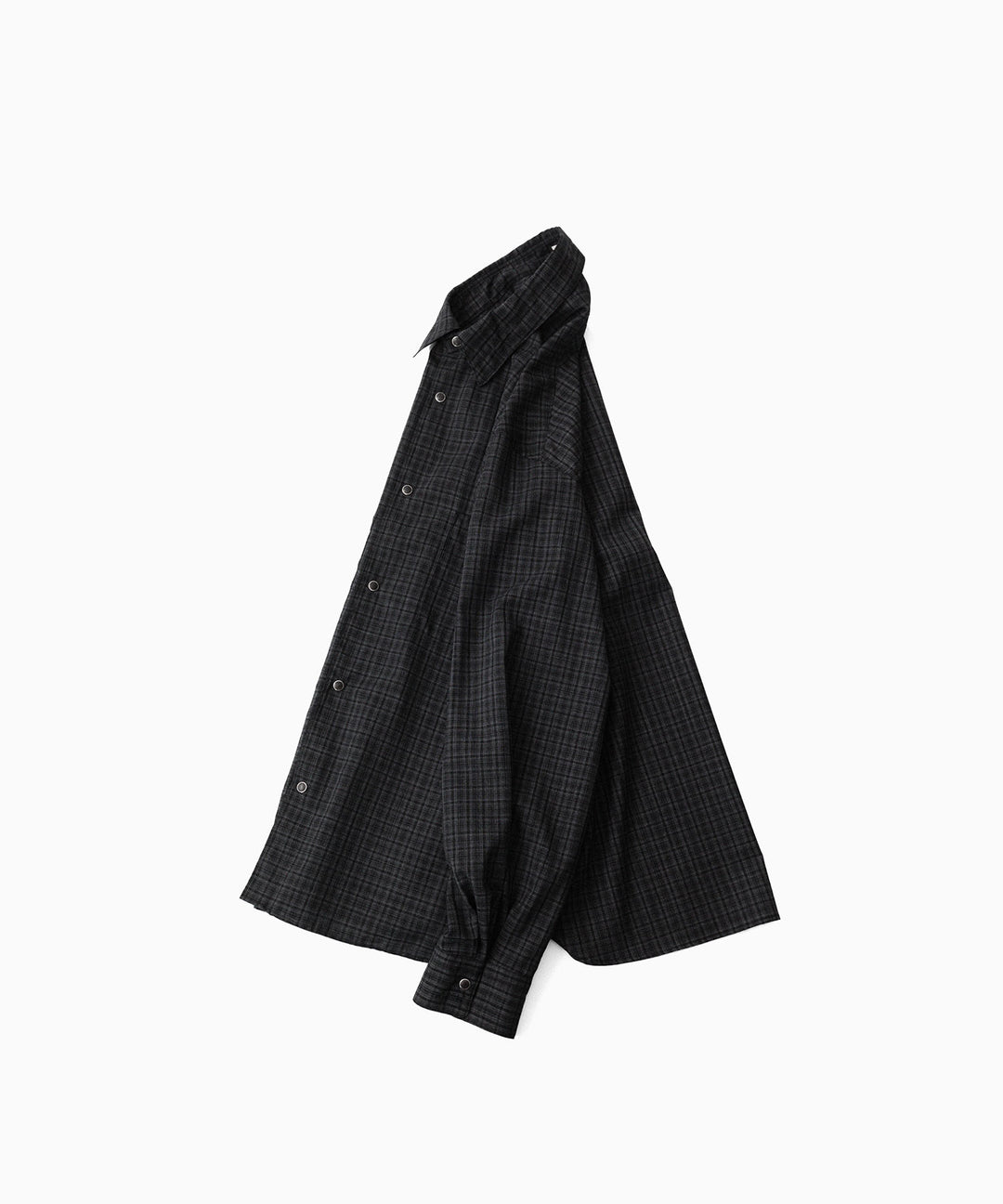 phebus- フィーバスのWOOL POLY TROPICAL SHIRTのDARK CHECK公式通販サイトsession福岡セレクトショップ