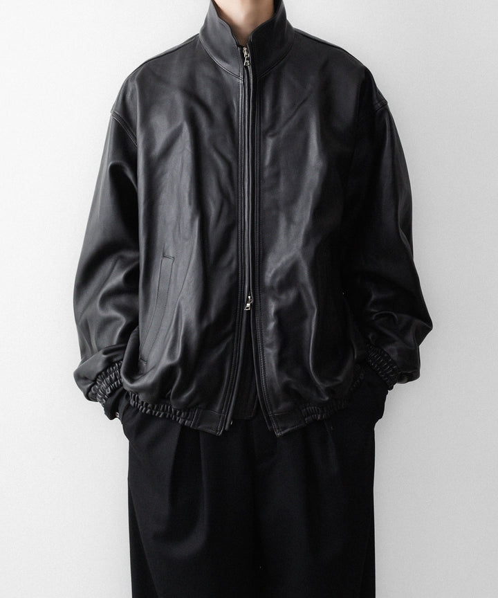 ssstein(シュタイン)のSHEEP LEATHER STAND COLLAR JACKET - BLACKの公式通販サイトsession福岡セレクトショップ