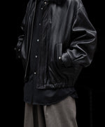 画像をギャラリービューアに読み込む, ssstein(シュタイン)のMOUTON COLLAR SHEEP LEATHER ZIP JACKET - BLACKの公式通販サイトsession福岡セレクトショップ
