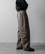 画像をギャラリービューアに読み込む, ssstein(シュタイン)のCARGO POCKET WIDE EASY TROUSERS - TAUPE BEIGEの公式通販サイトsession福岡セレクトショップ
