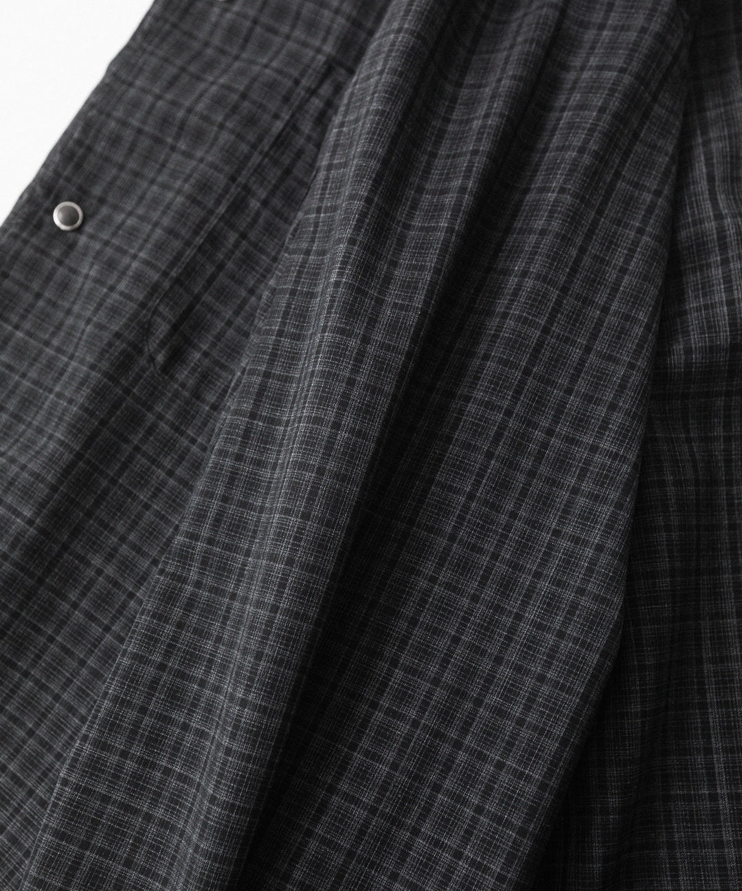 phebus- フィーバスのWOOL POLY TROPICAL SHIRTのDARK CHECK公式通販サイトsession福岡セレクトショップ