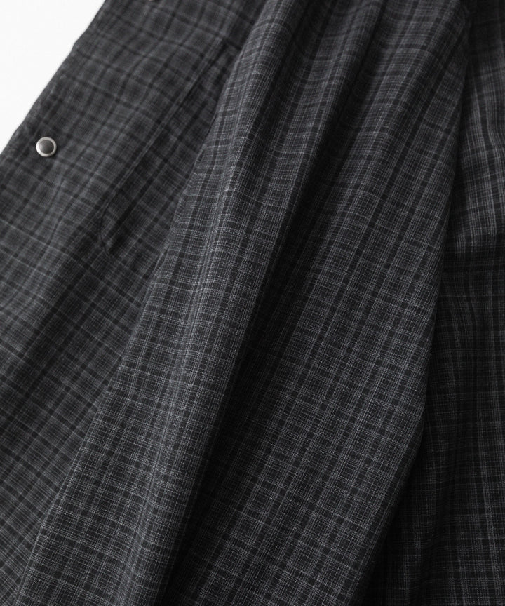 phebus- フィーバスのWOOL POLY TROPICAL SHIRTのDARK CHECK公式通販サイトsession福岡セレクトショップ
