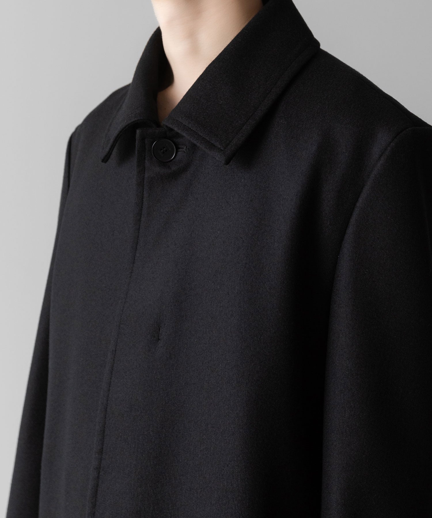 VEIN ヴェインのWO DOUBLE MELTON MAXI COAT - BLACKの公式通販サイトsession福岡セレクトショップ