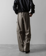 画像をギャラリービューアに読み込む, ssstein(シュタイン)のCARGO POCKET WIDE EASY TROUSERS - TAUPE BEIGEの公式通販サイトsession福岡セレクトショップ
