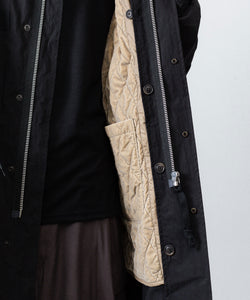 ANTHEM A / アンセムエー】NYLON COTTON MILITARY OVER COAT