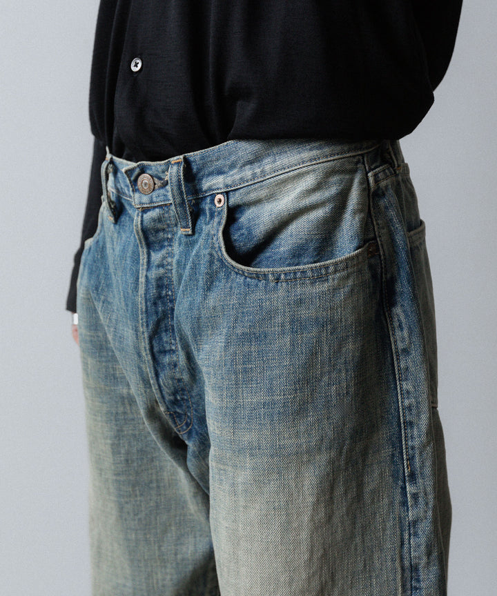 INTÉRIM(インテリム)のSHABBY VINTAGE "1947XX" SHUTTLE DENIM TROUSERS - S.NAVYの公式通販サイトsession福岡セレクトショップ