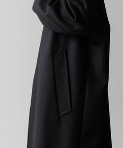 VEIN ヴェインのWO DOUBLE MELTON MAXI COAT - BLACKの公式通販サイトsession福岡セレクトショップ