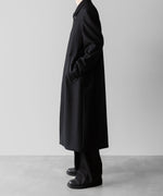 画像をギャラリービューアに読み込む, VEIN ヴェインのWO DOUBLE MELTON MAXI COAT - BLACKの公式通販サイトsession福岡セレクトショップ
