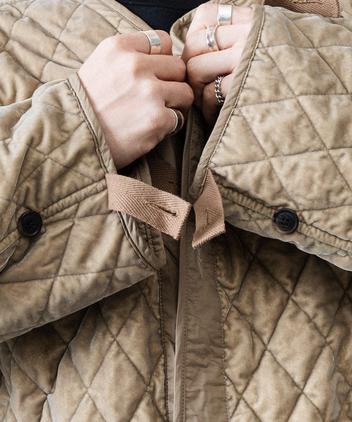 ANTHEM A アンセムエー NYLON COTTON MILITARY OVER COATのBLACK公式通販サイトsession福岡セレクトショップ