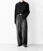 画像をギャラリービューアに読み込む, ssstein(シュタイン)のWIDE DENIM JEANS - BLACKの公式通販サイトsession福岡セレクトショップ
