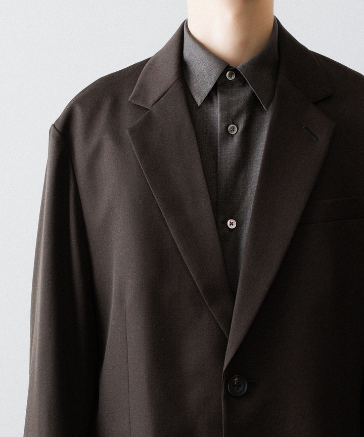 ssstein(シュタイン)のOVERSIZED SINGLE BREASTED JACKET (2/60 WOOL GABARDINE) - MILITARY KHAKIの公式通販サイトsession福岡セレクトショップ