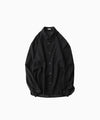 【phebus】WOOL POLY TROPICAL SHIRT - BLACK