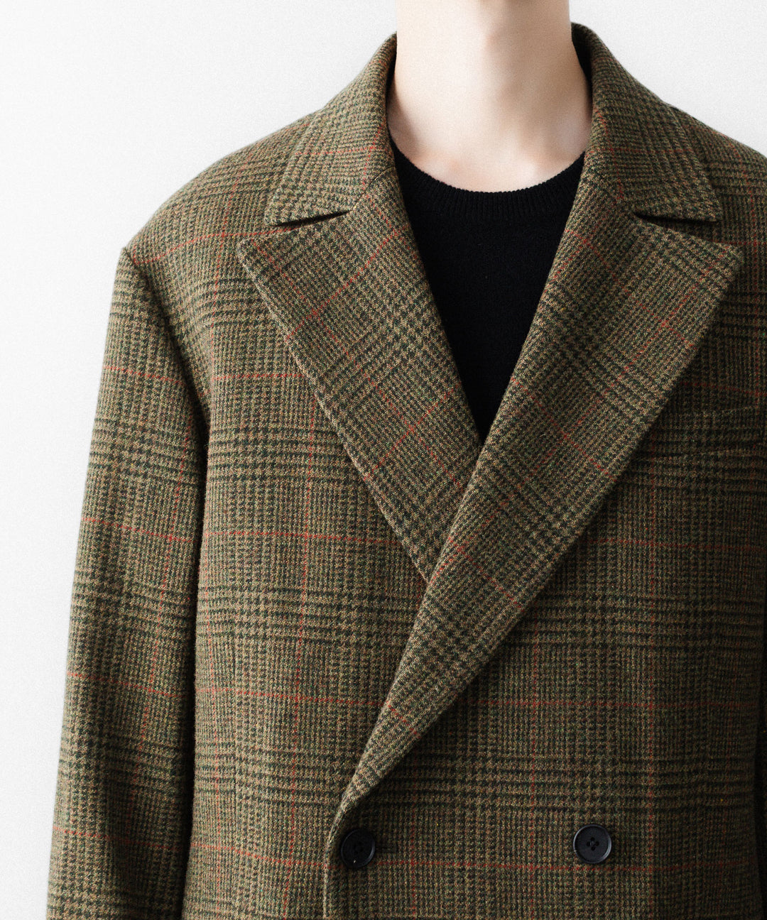 ssstein(シュタイン)のBRITISH TWEED OVERSIZED PEAK LAPEL JACKET - TWEED CHECKの公式通販サイトsession福岡セレクトショップ