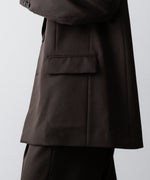 画像をギャラリービューアに読み込む, 【ssstein】OVERSIZED SINGLE BREASTED JACKET (2/60 WOOL GABARDINE) - MILITARY KHAKI
