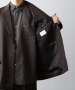 画像をギャラリービューアに読み込む, ssstein(シュタイン)のOVERSIZED SINGLE BREASTED JACKET (2/60 WOOL GABARDINE) - MILITARY KHAKIの公式通販サイトsession福岡セレクトショップ
