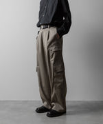 画像をギャラリービューアに読み込む, ssstein(シュタイン)のCARGO POCKET WIDE EASY TROUSERS - TAUPE BEIGEの公式通販サイトsession福岡セレクトショップ
