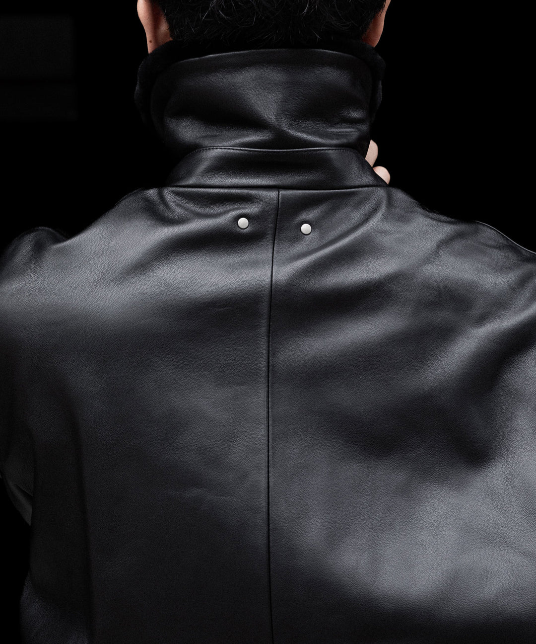 ssstein(シュタイン)のMOUTON COLLAR SHEEP LEATHER ZIP JACKET - BLACKの公式通販サイトsession福岡セレクトショップ