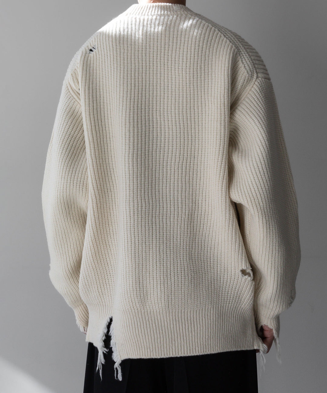 stein(シュタイン)の24SSコレクションMILLED DAMAGE KNIT LSのOFF 公式通販サイトsession福岡セレクトショップ