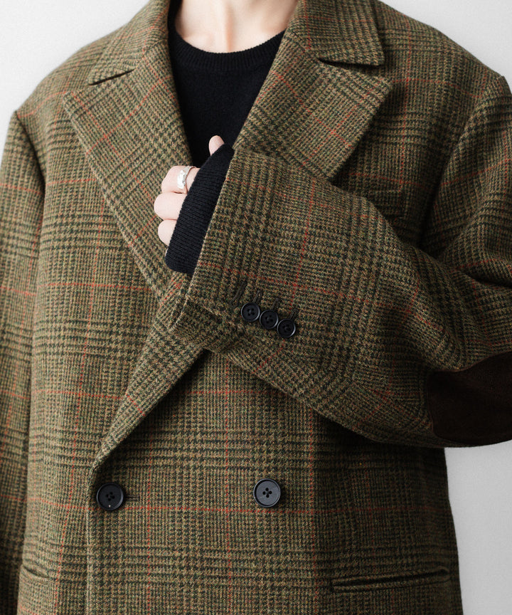 ssstein(シュタイン)のBRITISH TWEED OVERSIZED PEAK LAPEL JACKET - TWEED CHECKの公式通販サイトsession福岡セレクトショップ