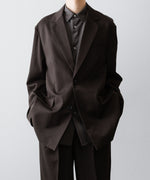 画像をギャラリービューアに読み込む, ssstein(シュタイン)のOVERSIZED SINGLE BREASTED JACKET (2/60 WOOL GABARDINE) - MILITARY KHAKIの公式通販サイトsession福岡セレクトショップ
