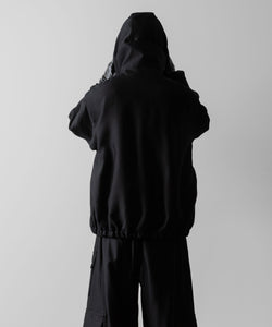 ssstein(シュタイン)のW/R/SI DOUBLE WEAVE HOODED JACKET - BLACKの公式通販サイトsession福岡セレクトショップ