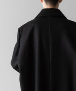 画像をギャラリービューアに読み込む, VEIN ヴェインのWO DOUBLE MELTON MAXI COAT - BLACKの公式通販サイトsession福岡セレクトショップ
