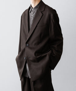 ssstein / シュタイン】OVERSIZED SINGLE BREASTED JACKET (2/60 WOOL