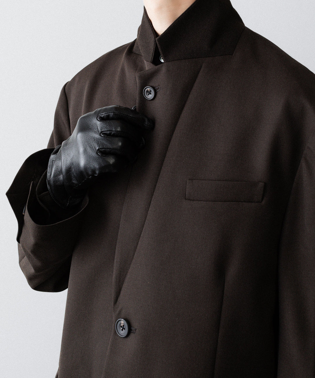ssstein(シュタイン)のOVERSIZED SINGLE BREASTED JACKET (2/60 WOOL GABARDINE) - MILITARY KHAKIの公式通販サイトsession福岡セレクトショップ