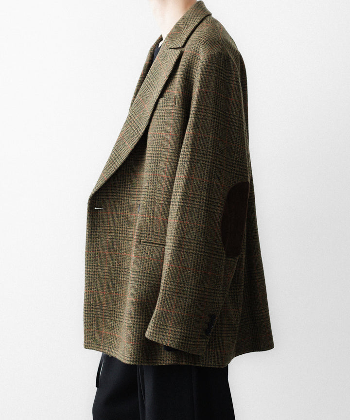 ssstein(シュタイン)のBRITISH TWEED OVERSIZED PEAK LAPEL JACKET - TWEED CHECKの公式通販サイトsession福岡セレクトショップ