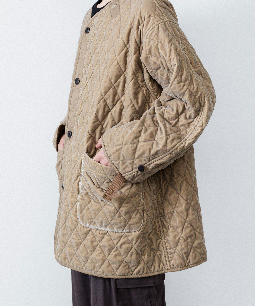 ANTHEM A アンセムエー NYLON COTTON MILITARY OVER COATのBLACK公式通販サイトsession福岡セレクトショップ