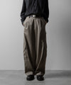 【ssstein】CARGO POCKET WIDE EASY TROUSERS - TAUPE BEIGE