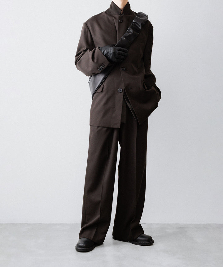 ssstein(シュタイン)のOVERSIZED SINGLE BREASTED JACKET (2/60 WOOL GABARDINE) - MILITARY KHAKIの公式通販サイトsession福岡セレクトショップ