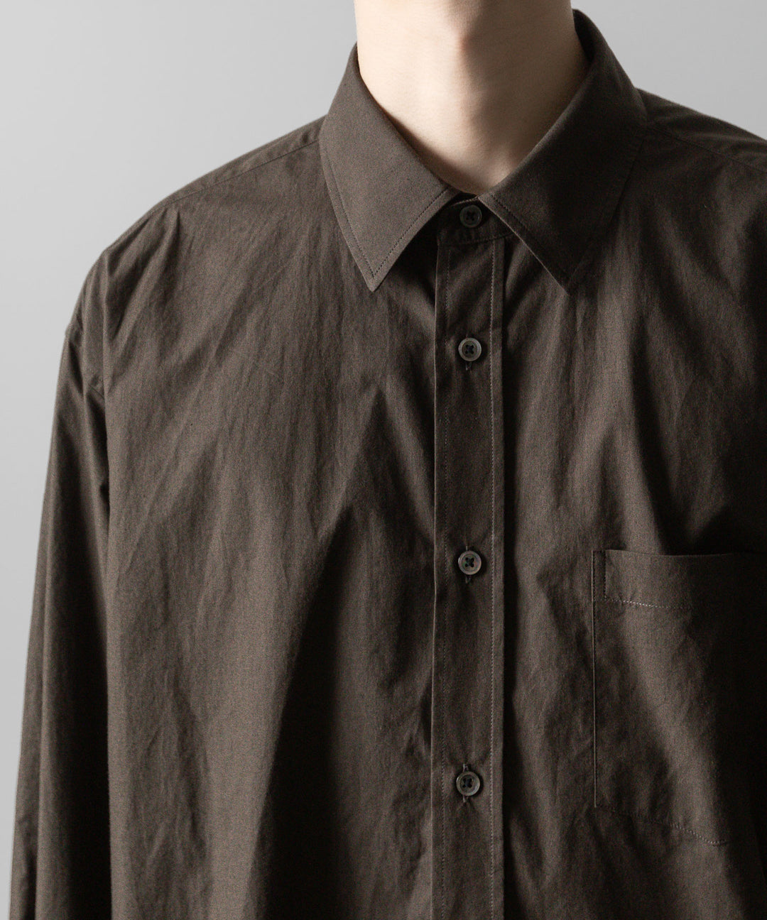 stein(シュタイン)の24SSコレクションOVERSIZED STANDARD SHIRTのMILITARY KHAKI公式通販サイトsession福岡セレクトショップ