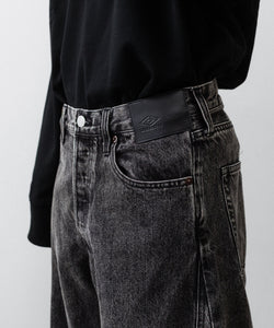 ssstein × UMBRO】DEFORMATION WIDE DENIM JEANS - BLACK | 公式通販