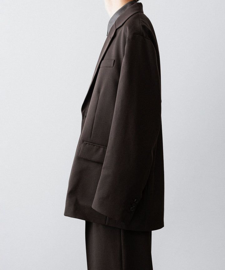 ssstein(シュタイン)のOVERSIZED SINGLE BREASTED JACKET (2/60 WOOL GABARDINE) - MILITARY KHAKIの公式通販サイトsession福岡セレクトショップ