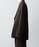 画像をギャラリービューアに読み込む, ssstein(シュタイン)のOVERSIZED SINGLE BREASTED JACKET (2/60 WOOL GABARDINE) - MILITARY KHAKIの公式通販サイトsession福岡セレクトショップ
