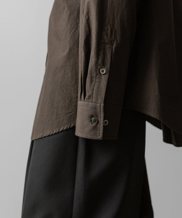 stein(シュタイン)の24SSコレクションOVERSIZED STANDARD SHIRTのMILITARY KHAKI公式通販サイトsession福岡セレクトショップ