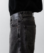 画像をギャラリービューアに読み込む, ssstein×UMBRO(シュタイン×アンブロ)のDEFORMATION WIDE DENIM JEANS - BLACKの公式通販サイトsession福岡セレクトショップ
