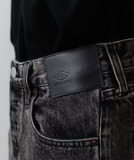 画像をギャラリービューアに読み込む, ssstein×UMBRO(シュタイン×アンブロ)のDEFORMATION WIDE DENIM JEANS - BLACKの公式通販サイトsession福岡セレクトショップ
