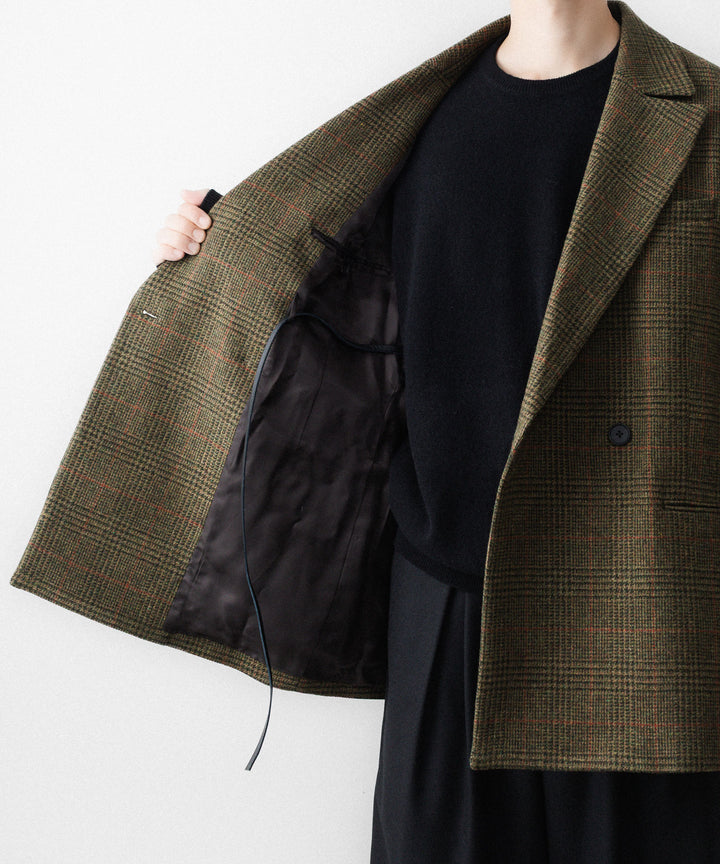 ssstein(シュタイン)のBRITISH TWEED OVERSIZED PEAK LAPEL JACKET - TWEED CHECKの公式通販サイトsession福岡セレクトショップ