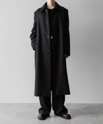 画像をギャラリービューアに読み込む, VEIN ヴェインのWO DOUBLE MELTON MAXI COAT - BLACKの公式通販サイトsession福岡セレクトショップ
