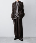画像をギャラリービューアに読み込む, ssstein(シュタイン)のOVERSIZED SINGLE BREASTED JACKET (2/60 WOOL GABARDINE) - MILITARY KHAKIの公式通販サイトsession福岡セレクトショップ
